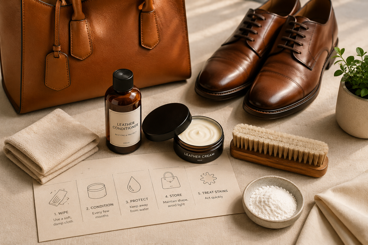 How to Care for Leather Accessories: Clean, Condition & Store