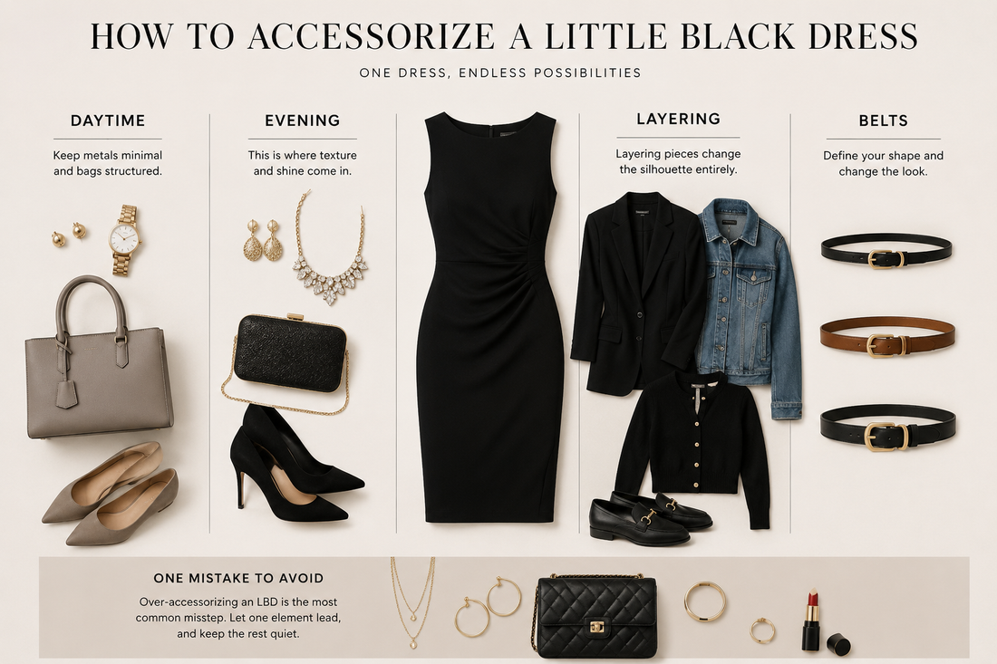 How to Accessorise a Little Black Dress for Day or Night