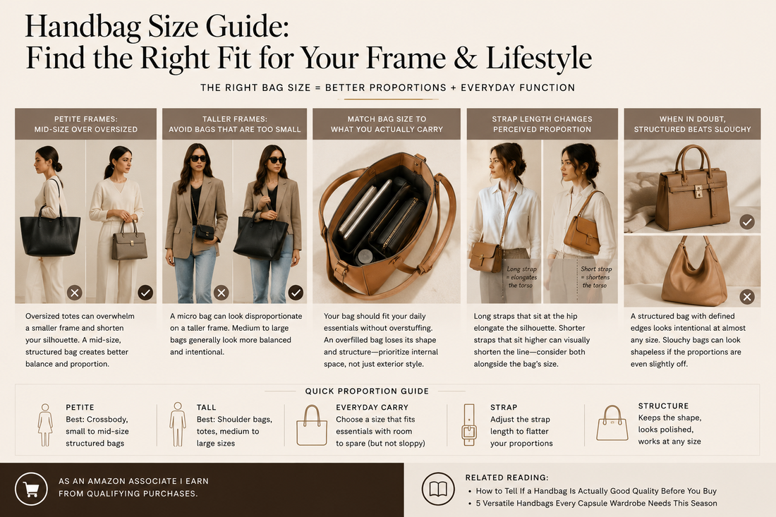 How to Choose the Right Handbag Size for Your Body Type