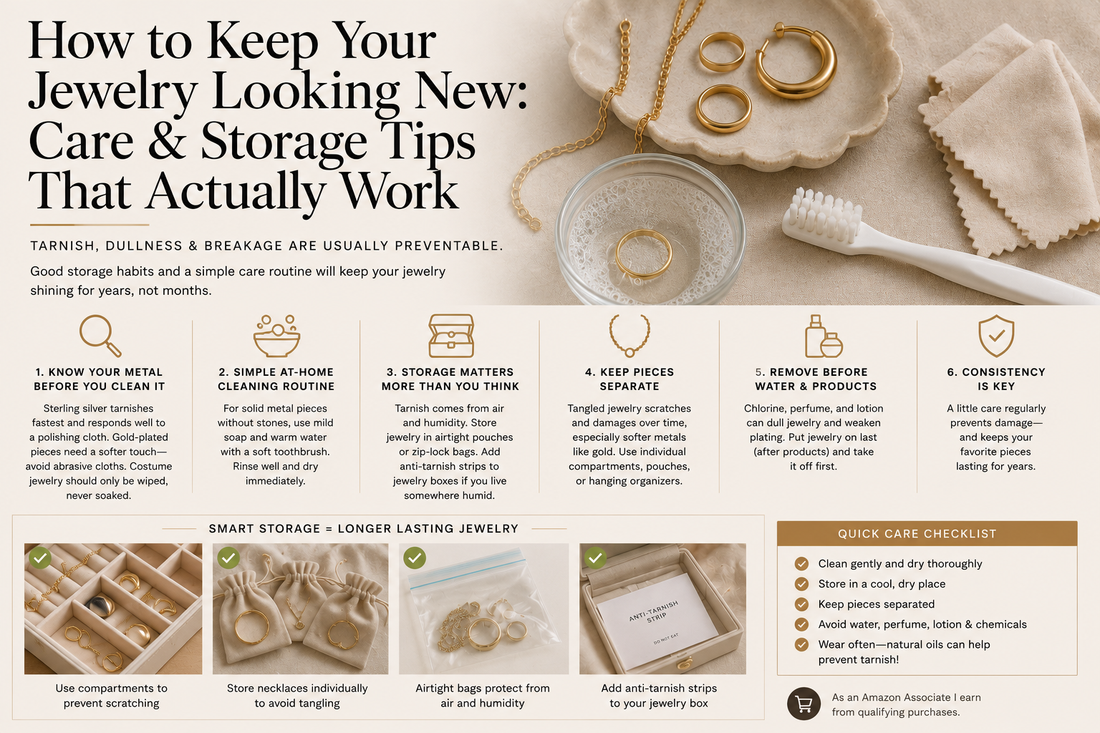 How to Clean and Store Jewelry So It Doesn't Tarnish