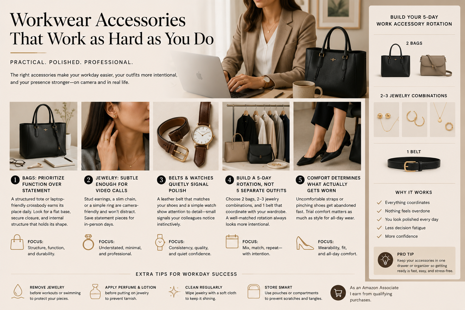 Workwear Accessories: Building a Polished 9-to-5 Look