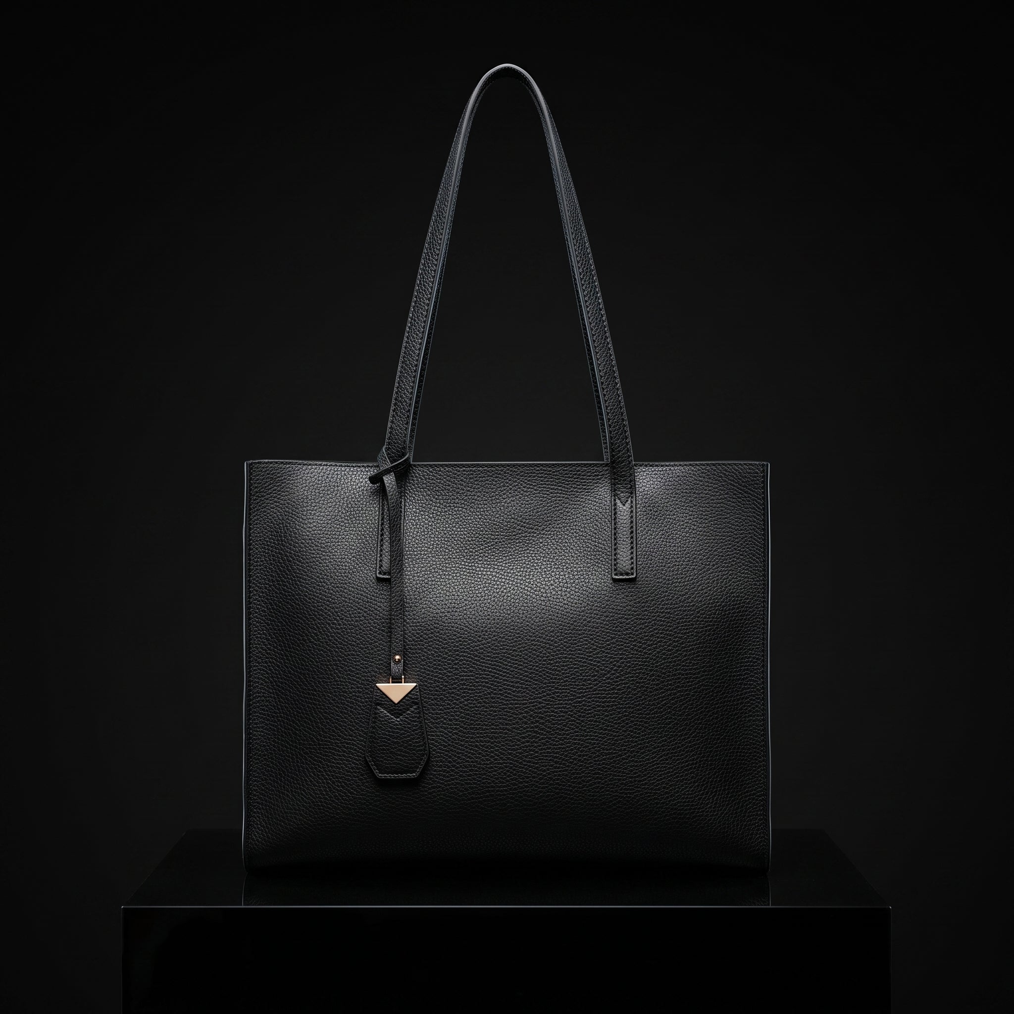 Women's Large Tote Bag - Soft Faux Leather Shoulder Handbag with Zipper