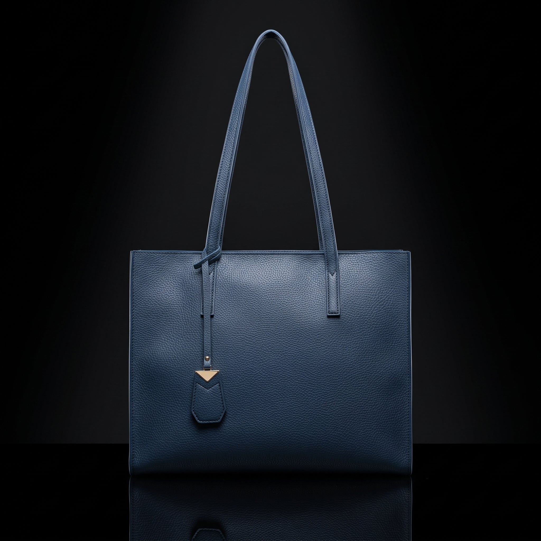Women's Large Tote Bag - Soft Faux Leather Shoulder Handbag with Zipper