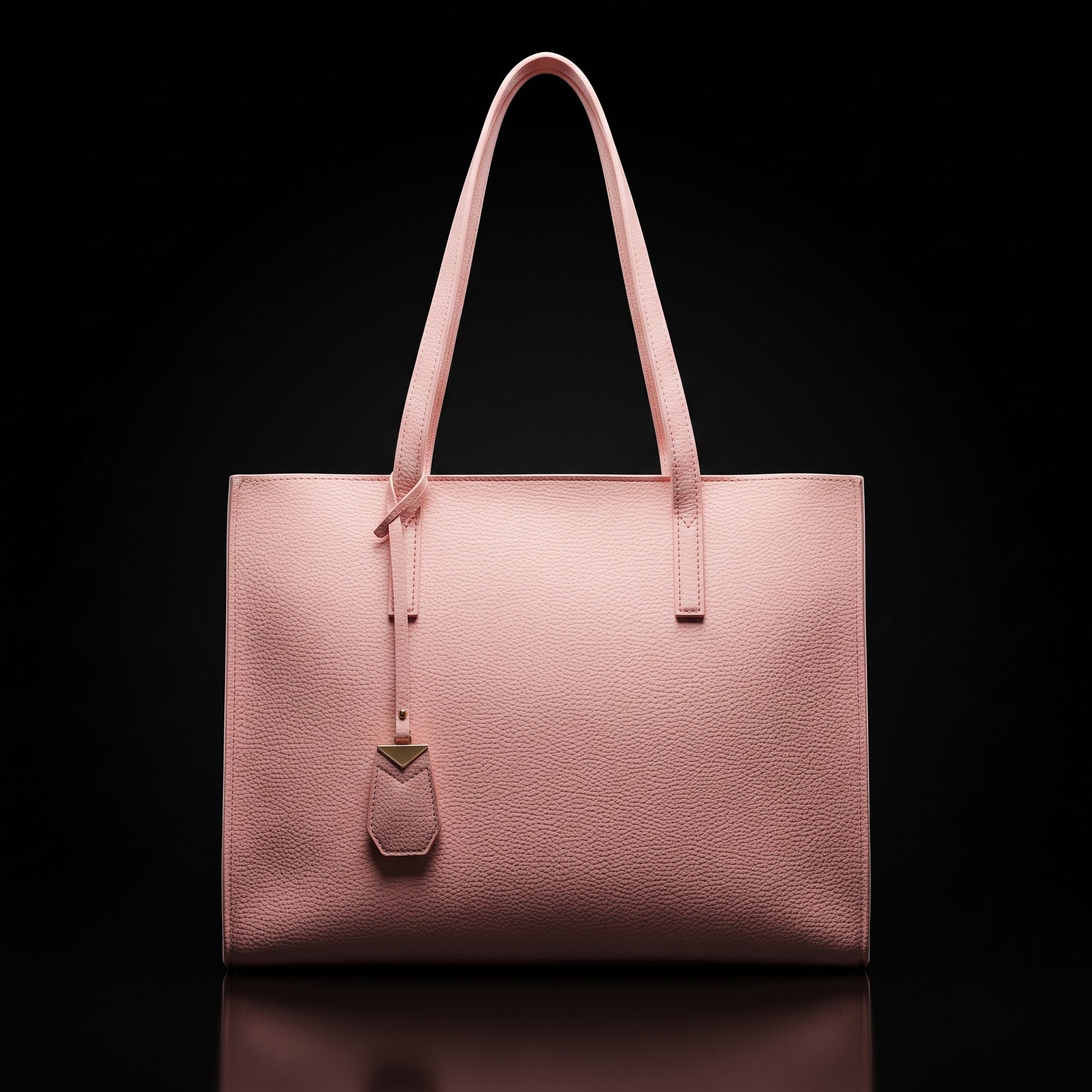 Women's Large Tote Bag - Soft Faux Leather Shoulder Handbag with Zipper
