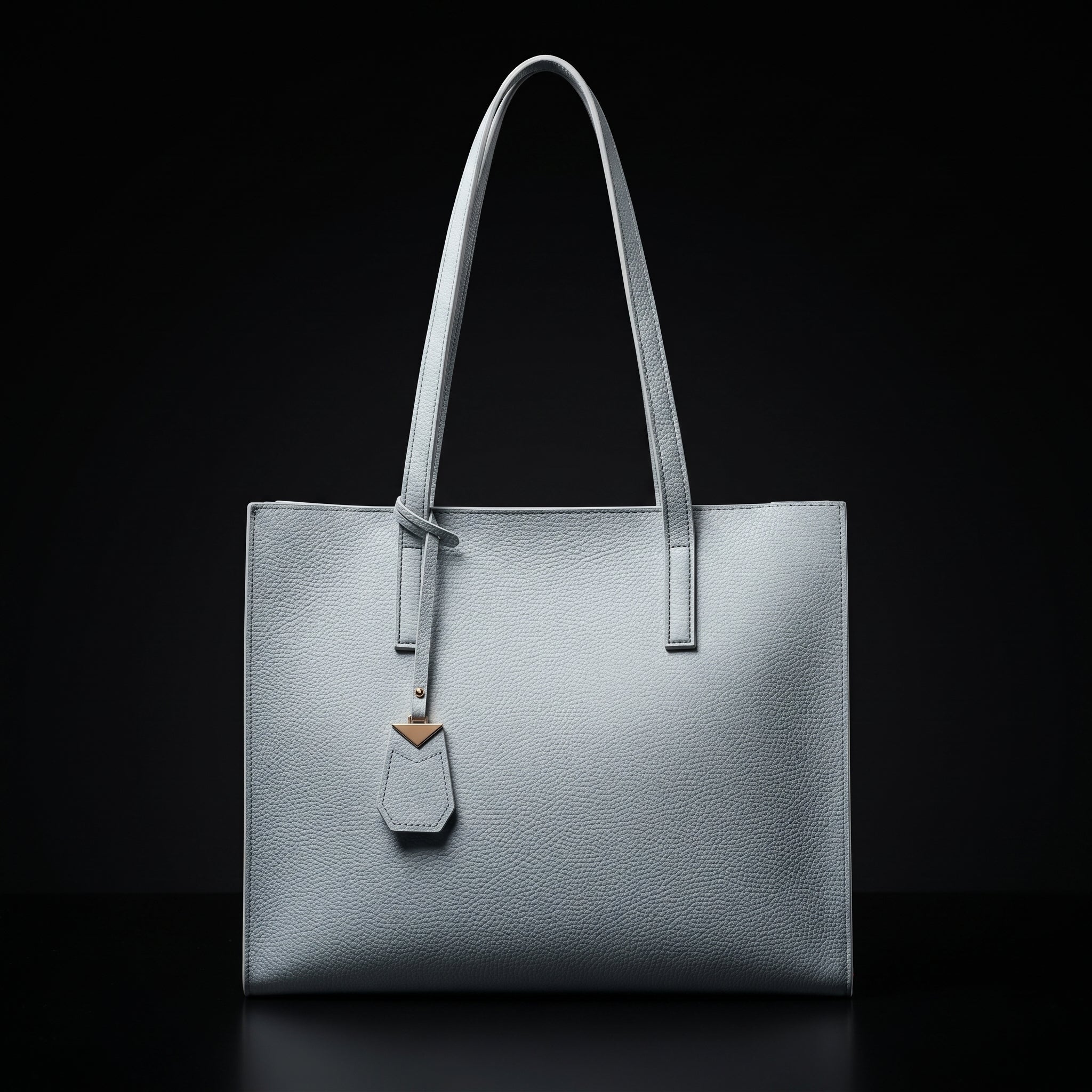 Women's Large Tote Bag - Soft Faux Leather Shoulder Handbag with Zipper