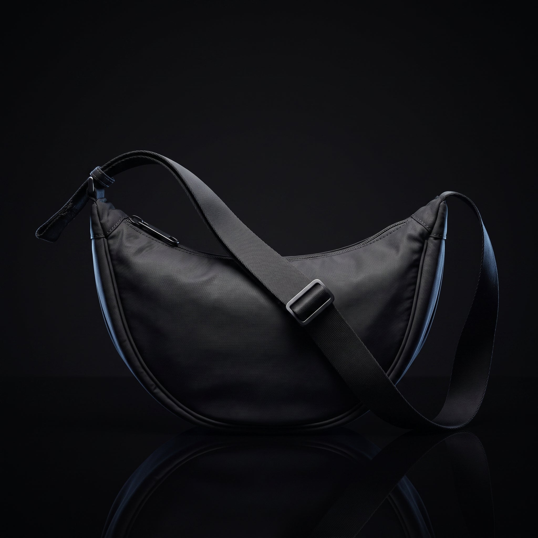 Aucuu Crescent Bag - Nylon Dumpling Hobo Crossbody Bag for Women