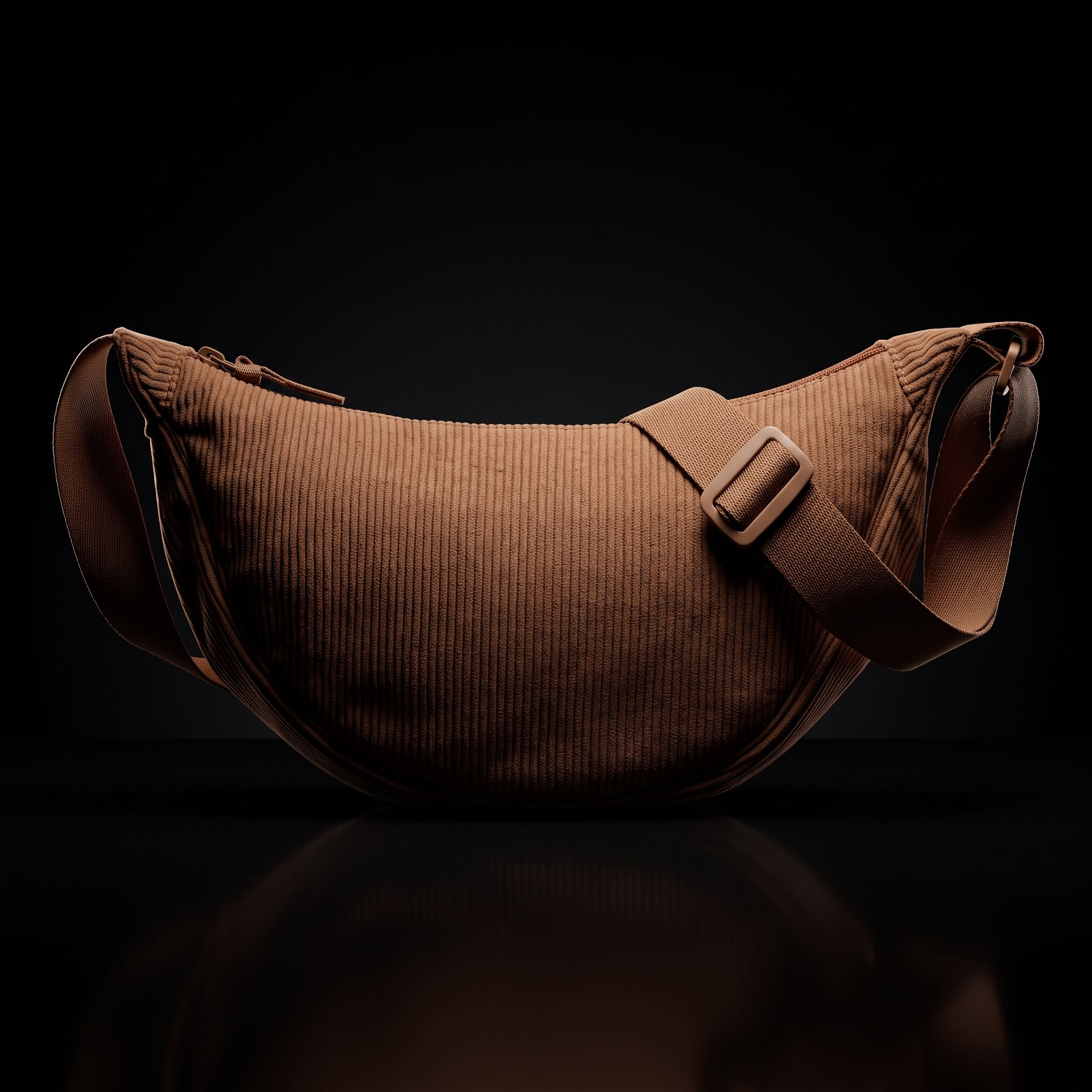 Aucuu Crescent Bag - Nylon Dumpling Hobo Crossbody Bag for Women