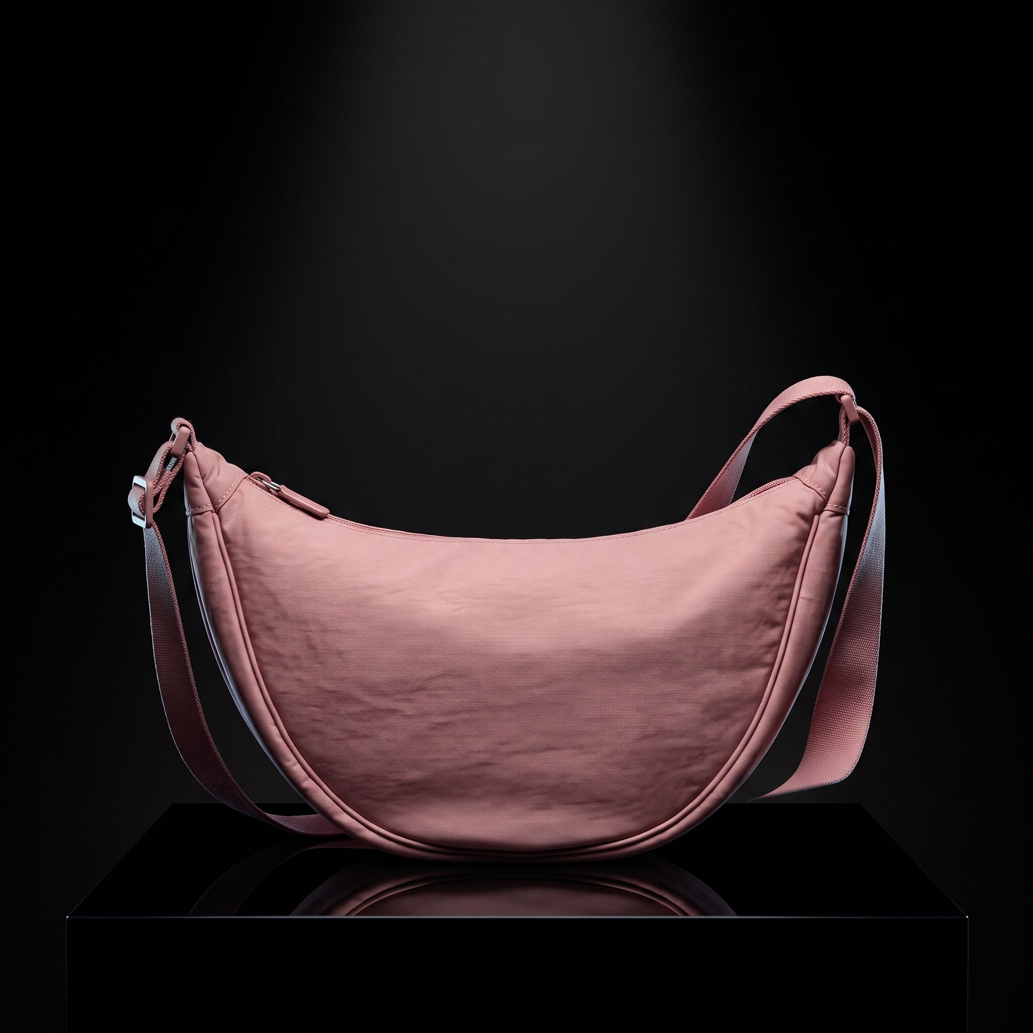 Aucuu Crescent Bag - Nylon Dumpling Hobo Crossbody Bag for Women