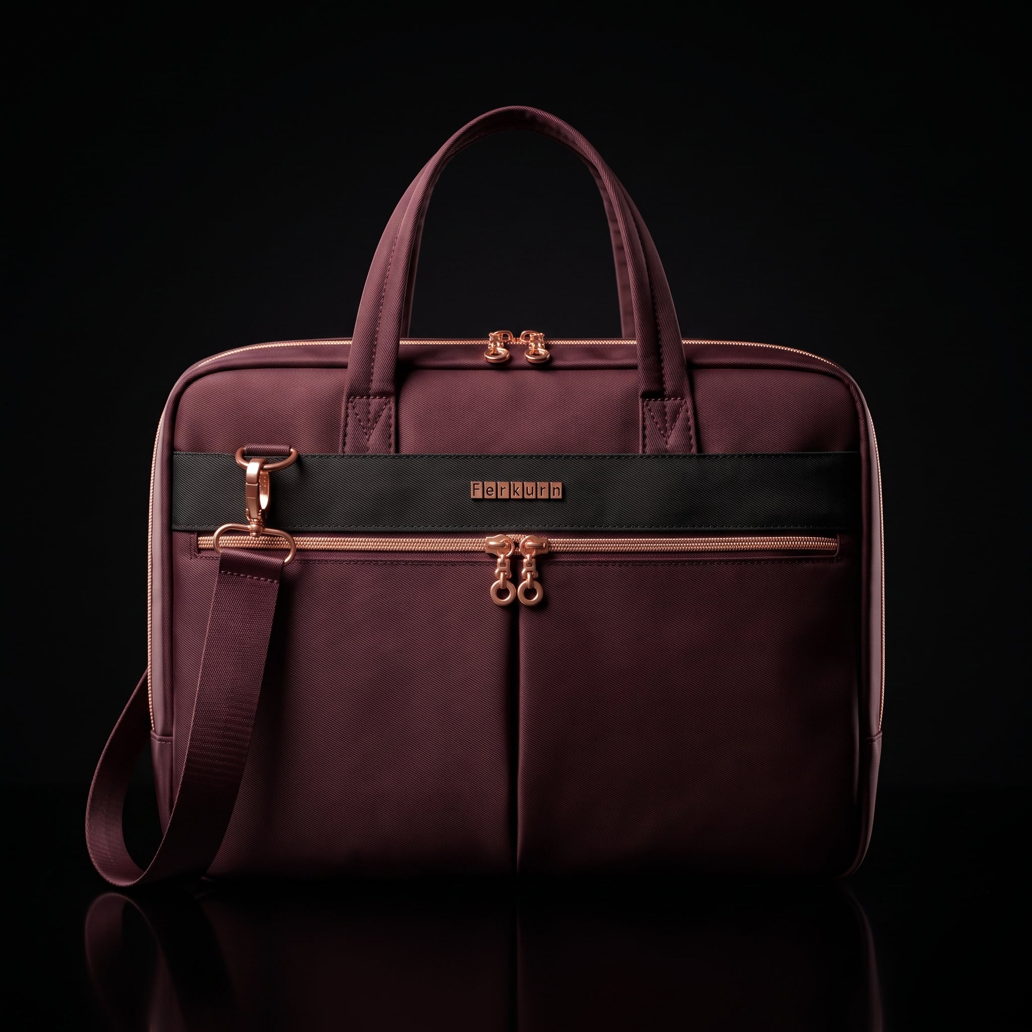 Ferkurn 17-17.3 Inch Laptop Bag Case - Slim Briefcase for Women & Men