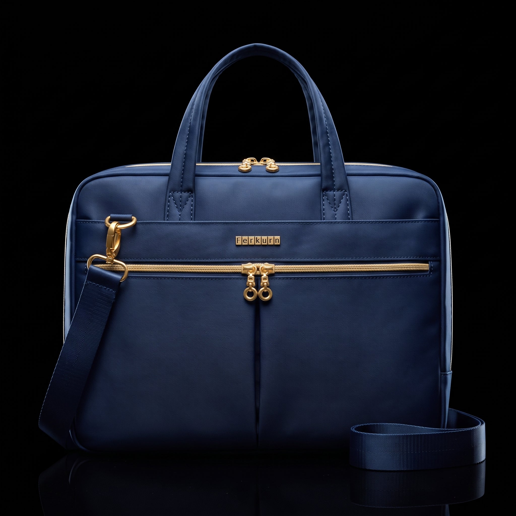 Ferkurn 17-17.3 Inch Laptop Bag Case - Slim Briefcase for Women & Men