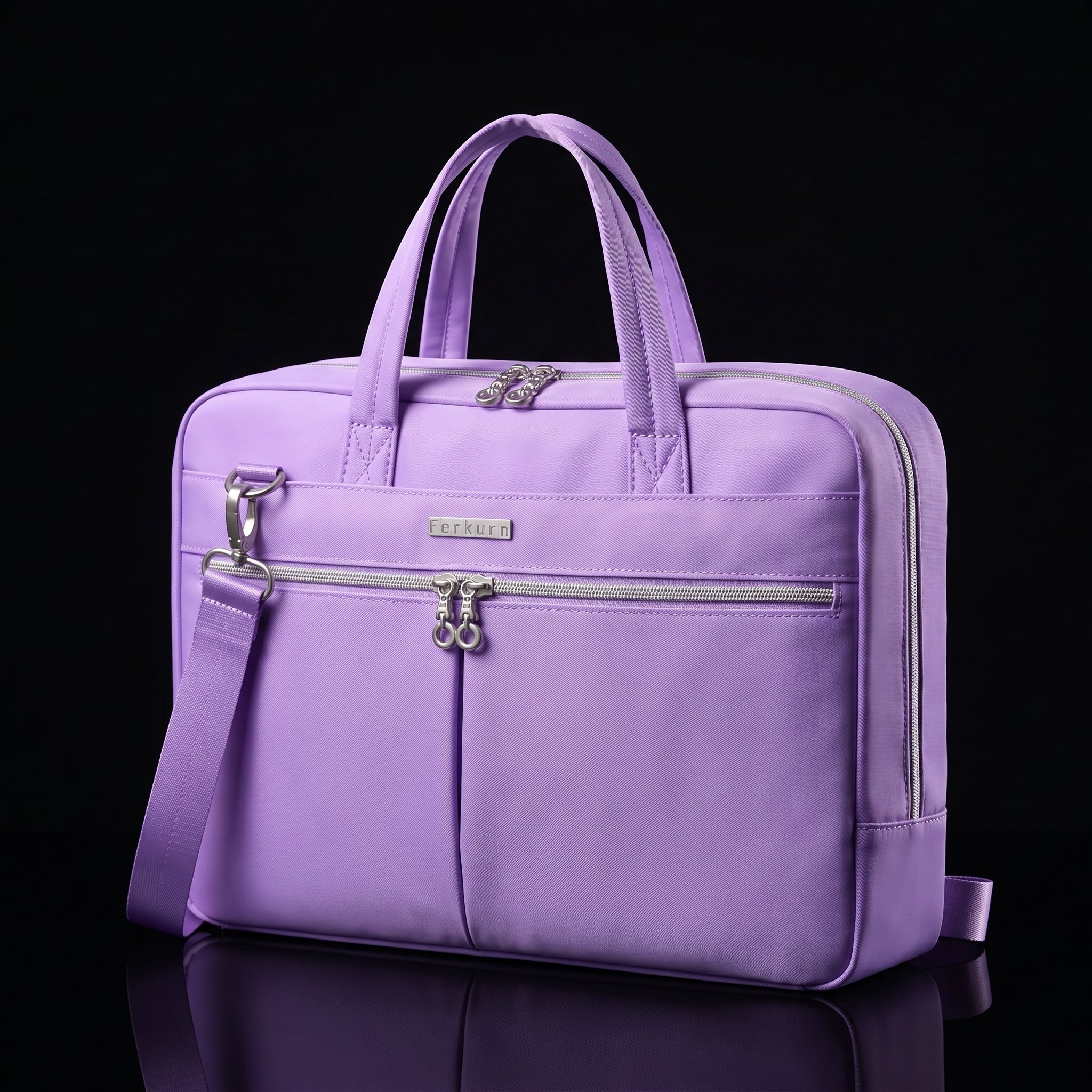 Ferkurn 17-17.3 Inch Laptop Bag Case - Slim Briefcase for Women & Men