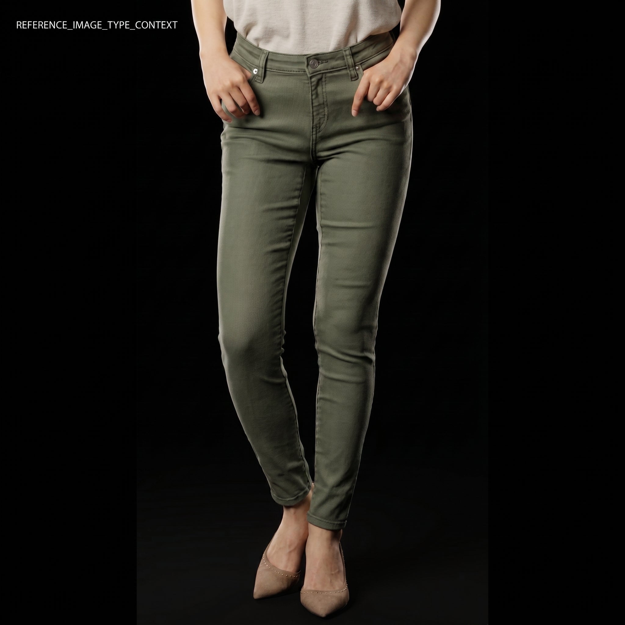 Amazon Essentials Women's Mid-Rise Stretchy Skinny Jeans