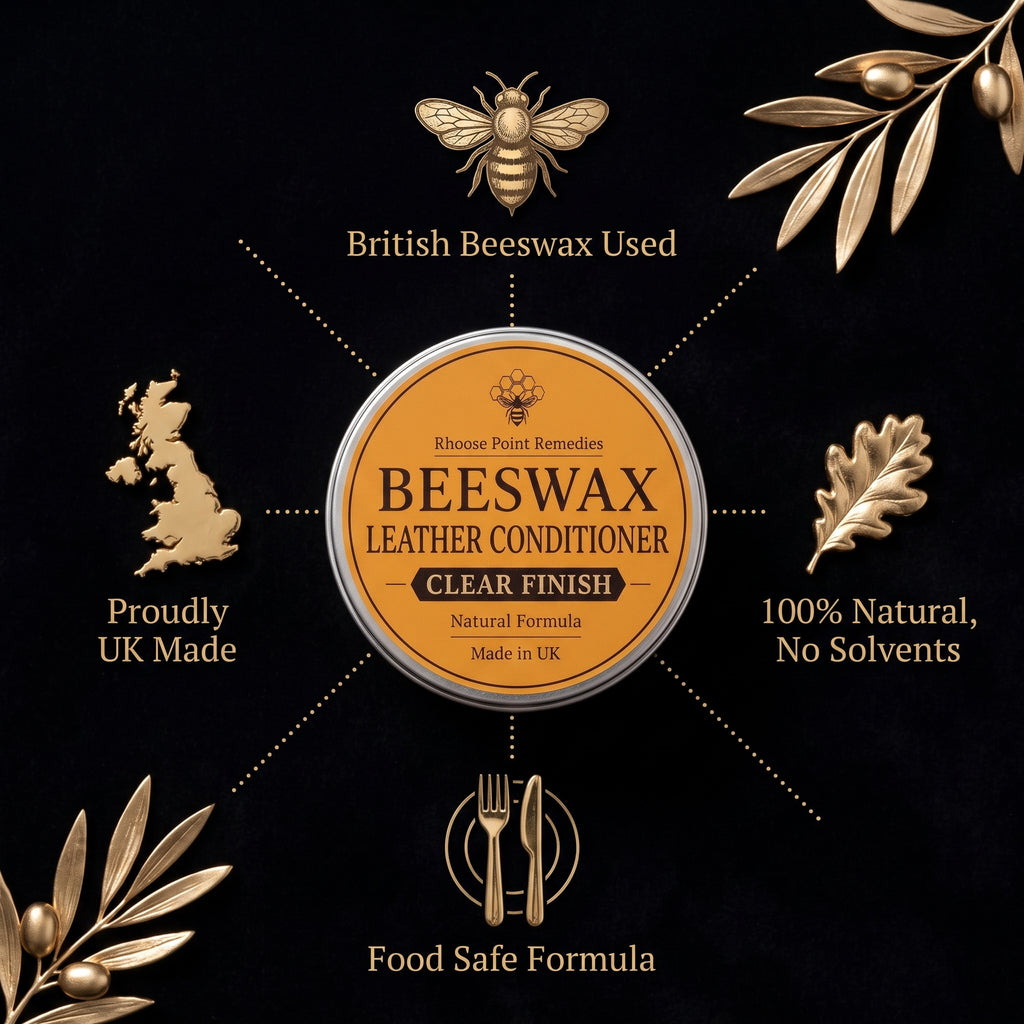 Rhoose Point Remedies Beeswax Leather Conditioner & Restorer