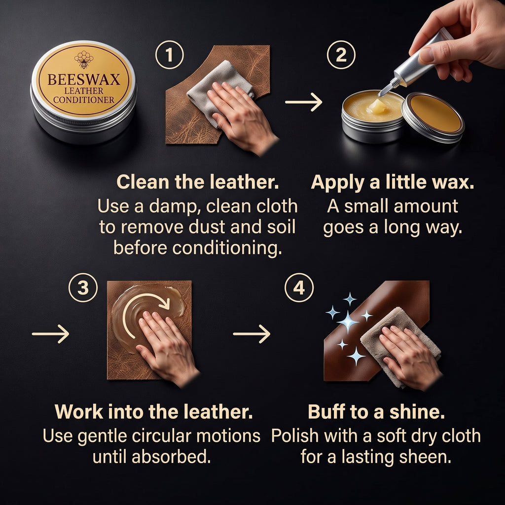 Rhoose Point Remedies Beeswax Leather Conditioner & Restorer