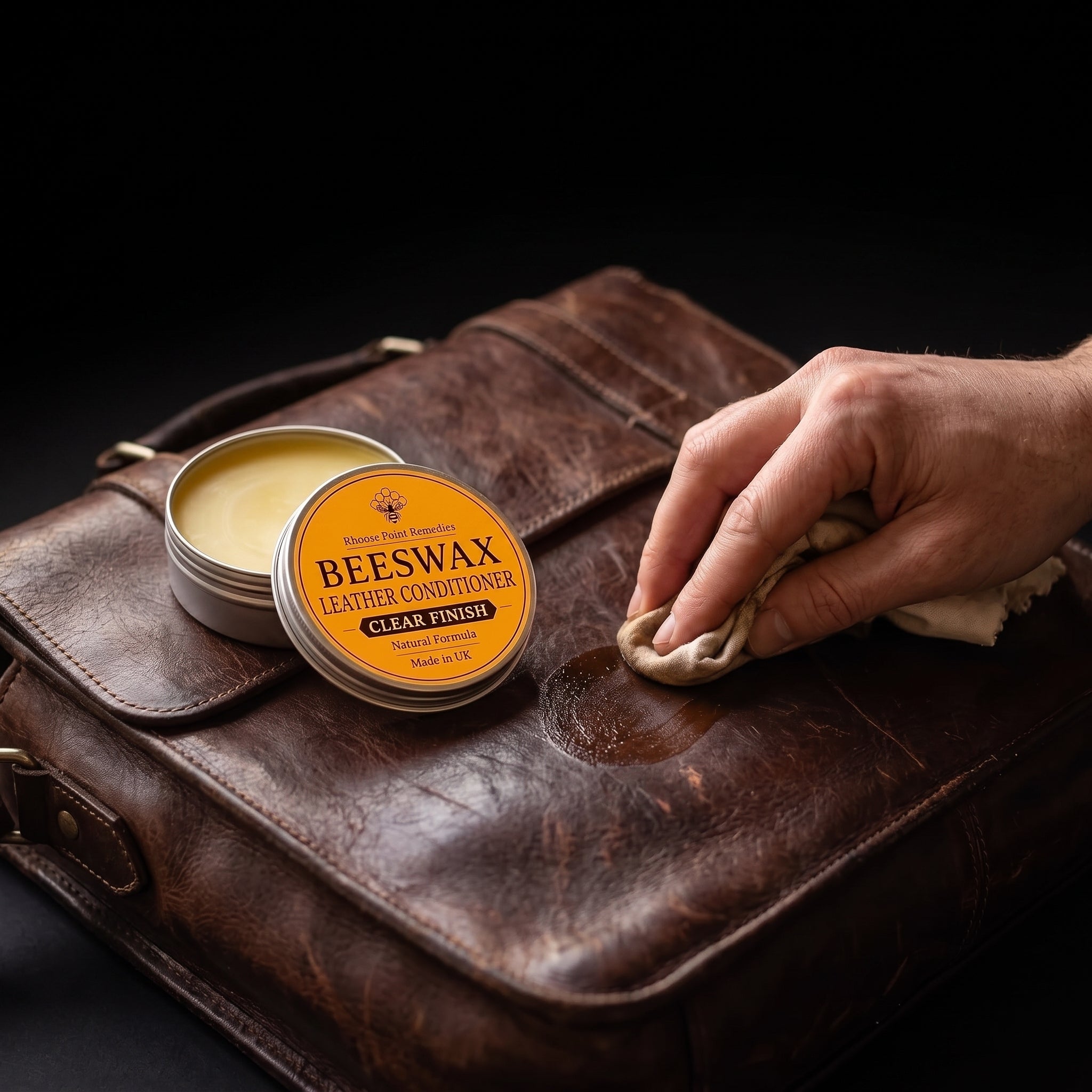Rhoose Point Remedies Beeswax Leather Conditioner & Restorer