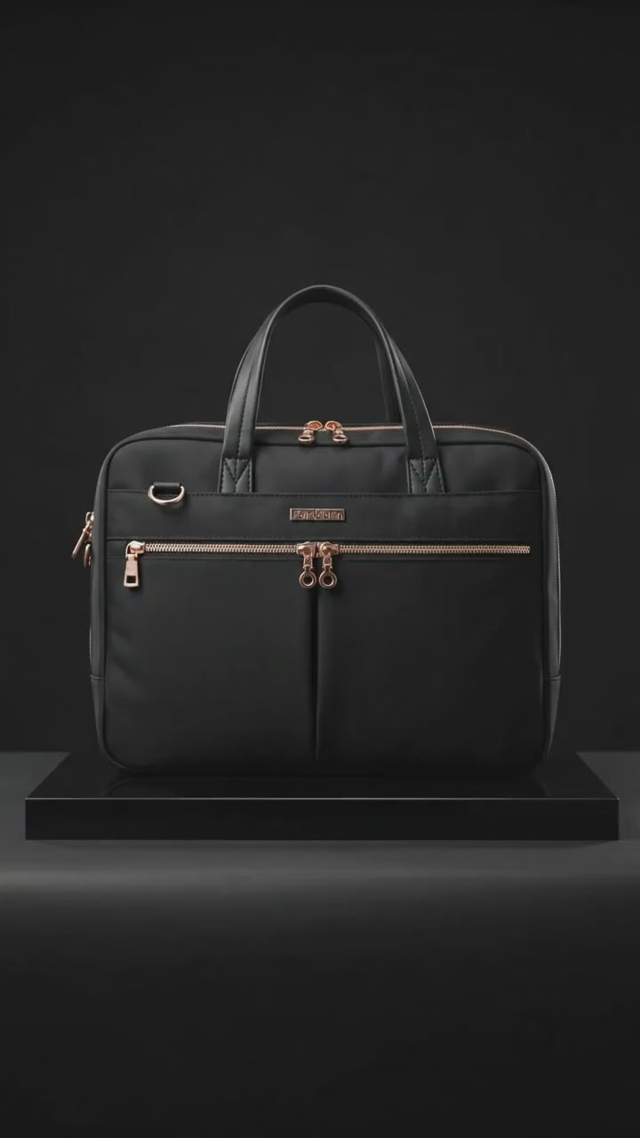 Ferkurn 17-17.3 Inch Laptop Bag Case - Slim Briefcase for Women & Men